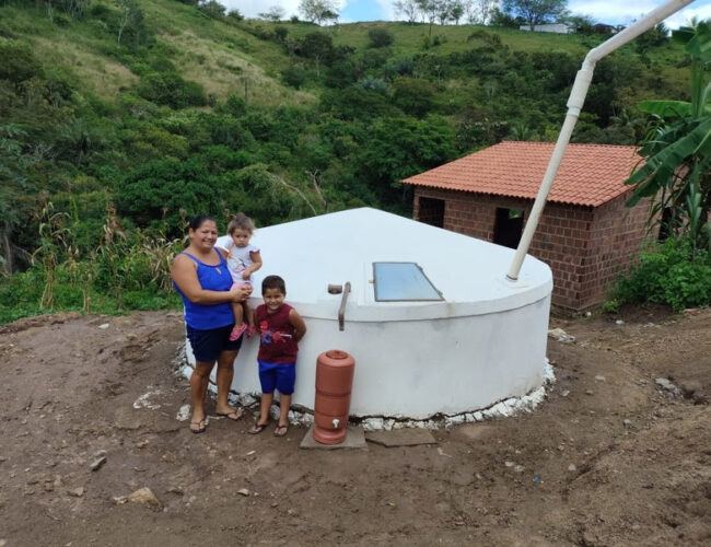 Habitat Brasil constrói mais de 100 cisternas no Sertão e Agreste de Pernambuco
