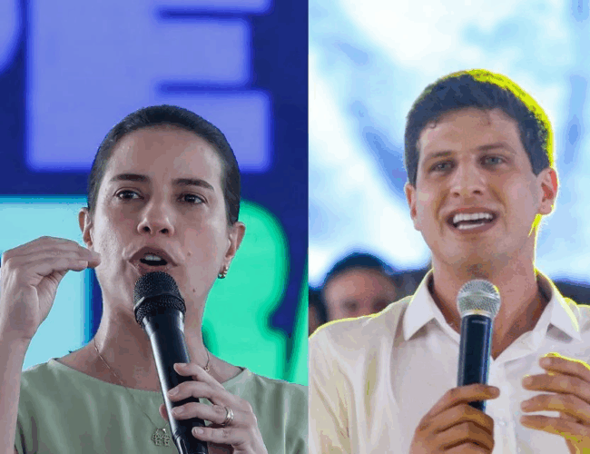 Datafolha aponta empate técnico entre João Campos e Raquel Lyra no voto espontâneo em Pernambuco