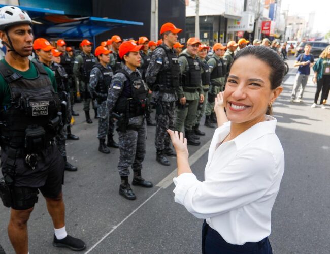 Raquel Lyra lança Operação Papai Noel em Petrolina para reforçar segurança no comércio durante dezembro