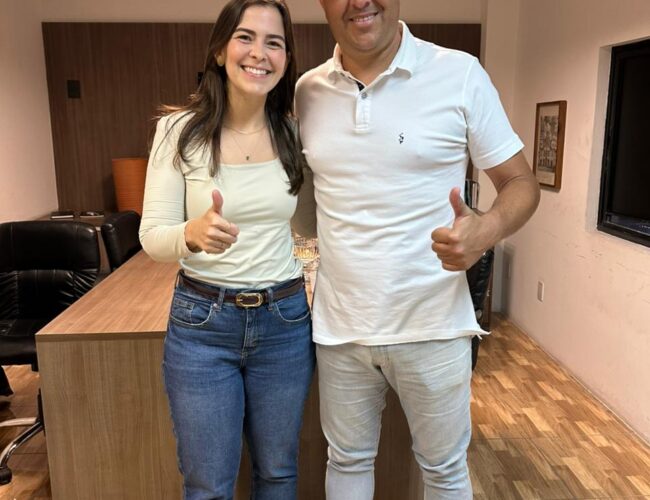 Maria Arraes reafirma apoio ao futebol de Garanhuns em encontro com presidente da Liga Esportiva