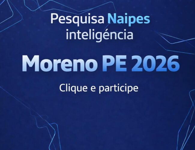 Naipes Inteligência lança pesquisa digital para ouvir moradores de Moreno