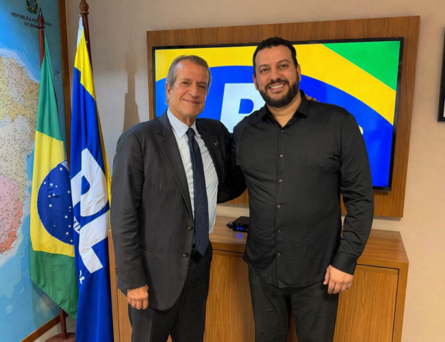 Robson Ouro Preto se reúne com Valdemar da Costa Neto em Brasília e avança articulações para 2026
