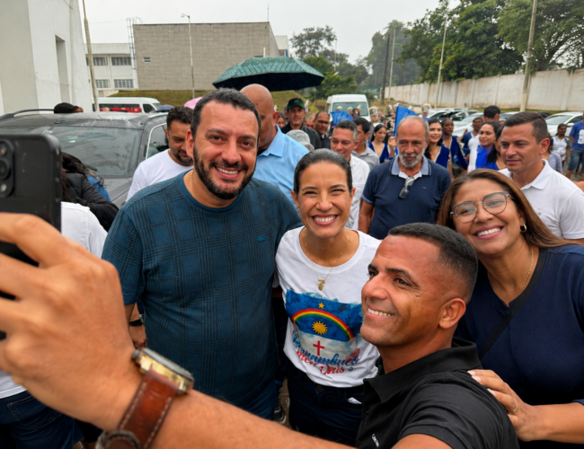 Pré-candidato a deputado federal Robson Ouro Preto participa de agenda com Raquel Lyra em Garanhuns