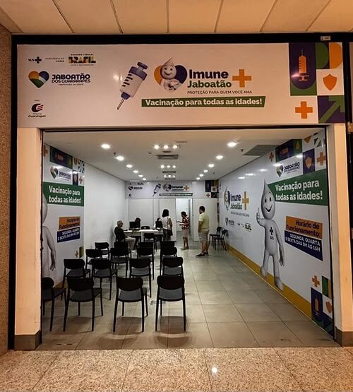 Shopping Guararapes promove ação de multivacinação para crianças e adolescentes neste sábado